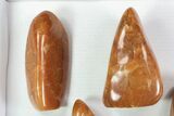 Lot: Lbs Free-Standing Polished Orange Calcite - Pieces #78122-3